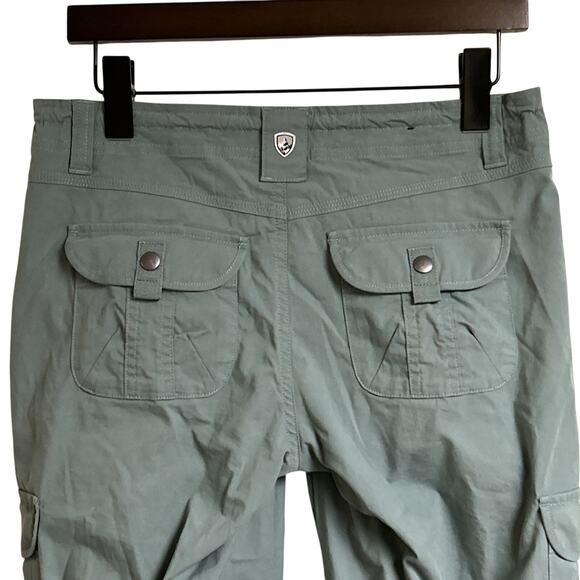 Kuhl Splash Roll Up Cargo Pants Women’s Size 6 Reg Outdoor Hiking Teal Blue - Picture 8 of 12